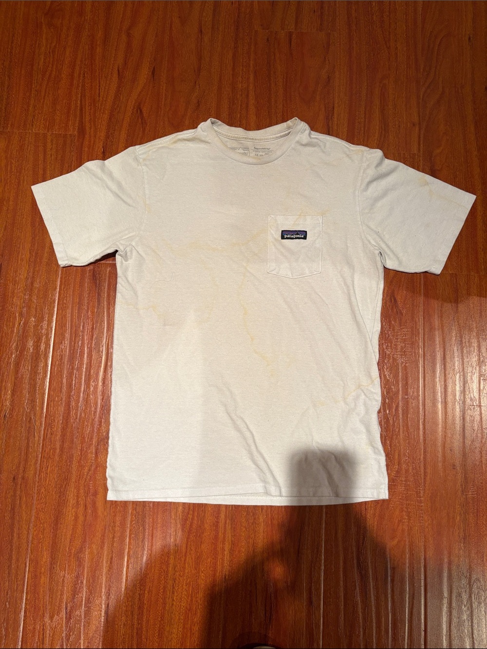 Patagonia Men's Short-Sleeve Pocket Tee β Light Off-White